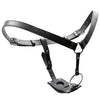 Leather Three-Hole Strapon Belt