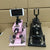 Sex Machine Set with 8pcs Toys - Black