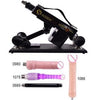 Sex Machine Set with 4pcs Toys - Black