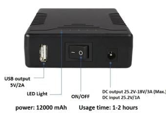 USB to DC Power Bank for Sex Machines