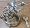 Bird cage chastity lock with catheter in Dubai