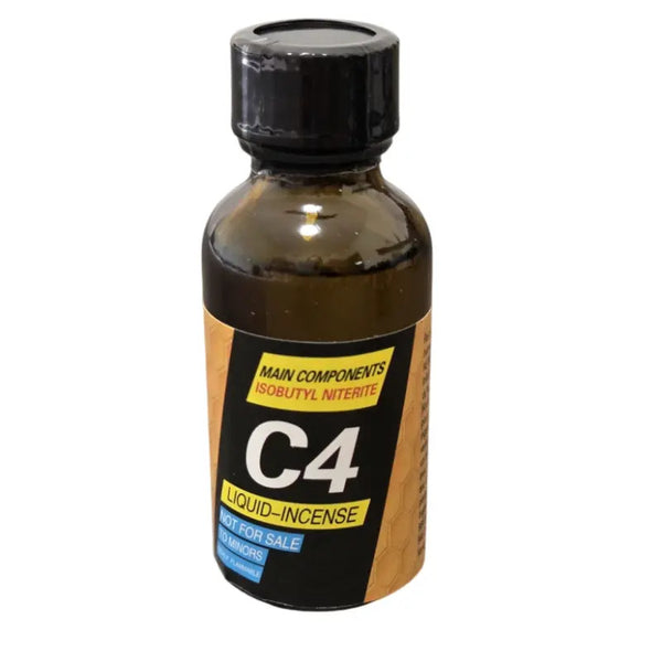 C4 Liquid Incense Poppers (30ml) bottle available at Dubai Love Toys