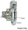 Chain chastity lock detail UAE
