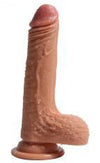 Crowley Dual Layer Silicone Dildo 18cm - Flesh