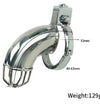 Curved chastity lock detail Dubai