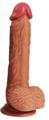 Dean Dual Layer Silicone Dildo 21cm - Flesh