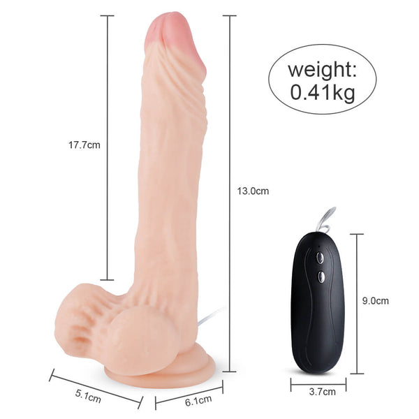 PVC Dildos Vibrators 20 frequency