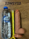 Double Layer Liquid Silicone Dildo 20cm - Flesh