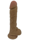 Double Layer Liquid Silicone Dildo 20cm - Flesh