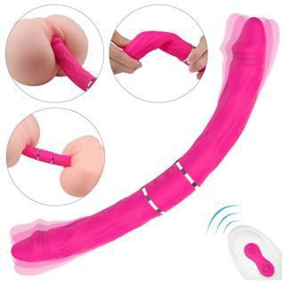 Double ended dildo vibrator pink UAE