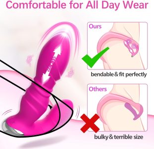 Wearable Thrusting Dildo with APP & Remote Control | MNN13