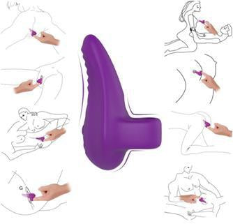 Purple finger vibrator usage positions Dubai