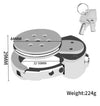 Flat disc chastity lock detail UAE