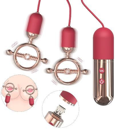 Forbidden Lock vibrating nipple clamp in the UAE