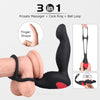 Remote Control Prostate Massager with Vibrating Cock Ring