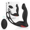 Remote Control Prostate Massager with Vibrating Cock Ring