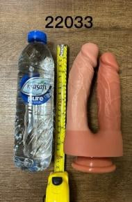 Large Double Dildo with Suction Cup 20.5cm - Medical Silicone TPE
