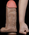 Large liquid silicone dildo brown in Dubai