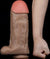 Large liquid silicone dildo brown in Dubai