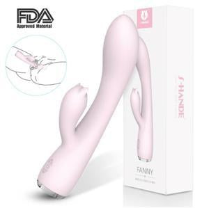 Light pink rabbit vibrator dual motor in Dubai
