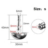 Urethral plug size diagram 43mm length 6 to 9mm taper Dubai