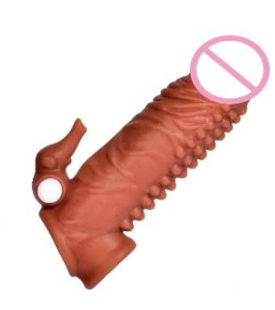 Nubbed vibration penis sleeve texture UAE