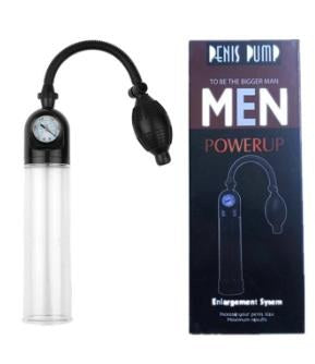 Penis pump with vacuum ball and gauge in Dubai