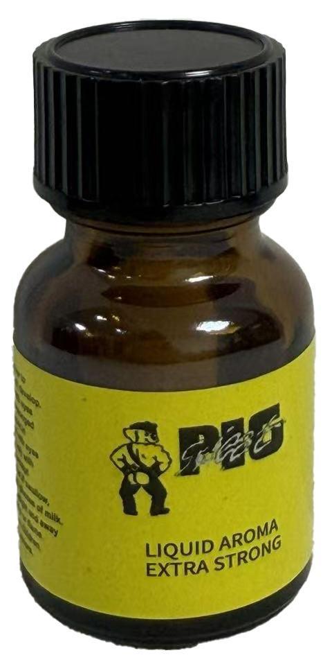 Pig Liquid Aroma Extra Strong Poppers (10ml) bottle available at Dubai Love Toys