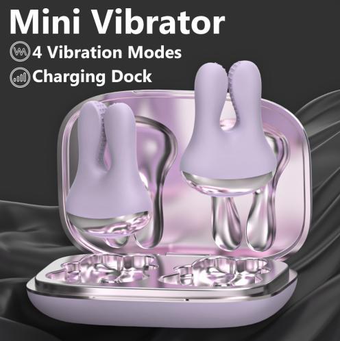 Rabbit Pods mini vibrator with charging case, discreet nipple stimulator in UAE