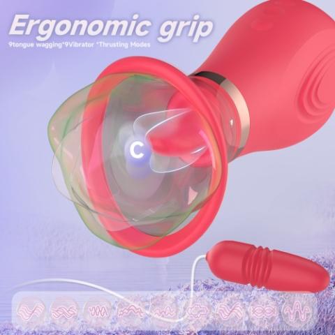 Sibyl Pro rose toy ergonomic grip with suction mouth UAE