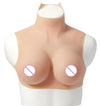 Silicone breast form D cup high collar in the UAE