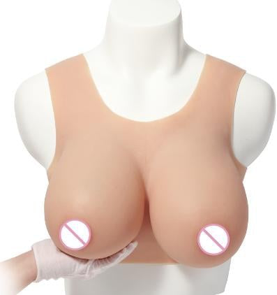 Silicone breast form E cup low collar in the UAE
