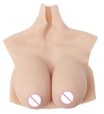 Silicone breast form G cup high collar in the UAE