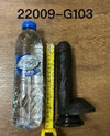 Soft Dildo 17.7cm - Black Medical Double Layer Silicone