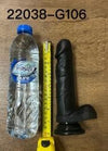 Soft Dildo 19cm - Black Compact Medical Silicone