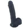 Soft Dildo 19cm - Black Compact Medical Silicone