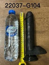 Soft Dildo 21.5cm - Black Harness Compatible Silicone