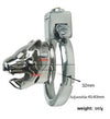 Compact chastity lock detail Dubai