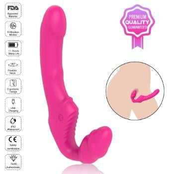 Strapless strap-on dual ended vibrator in Dubai