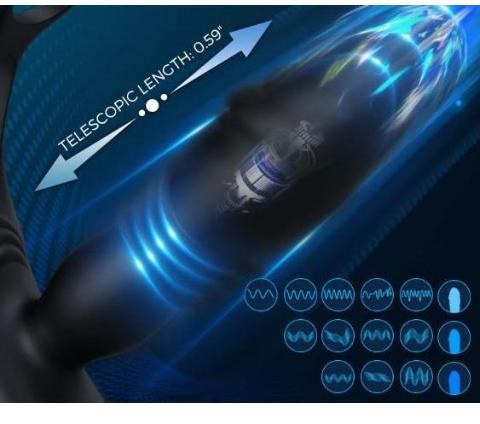 String Moon app control thrusting anal plug Dubai