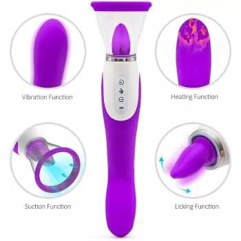 Purple tongue vibrator function guide UAE