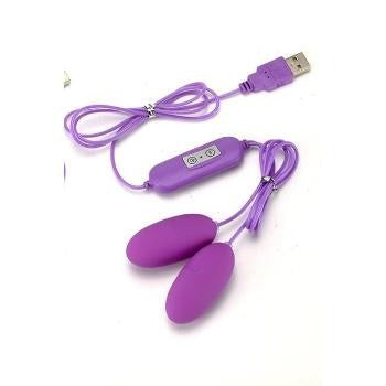 Double vibrating eggs USB powered in Dubai