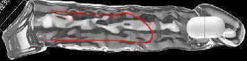 Vibration penis sleeve transparent S in the UAE