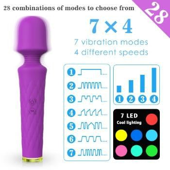 Wand massager 7x4 modes 28 combinations in Dubai