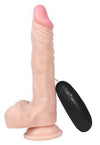 Xuanyuan Vibrating Dildo 21cm - Flesh PVC 20 Frequency